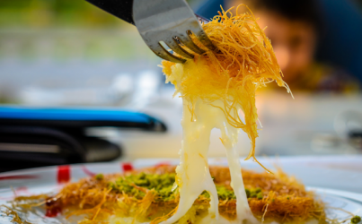 Kunafa με κρέμα