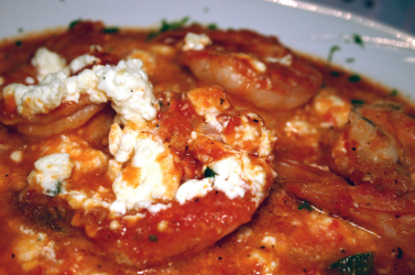 Γαρίδες σαγανάκι