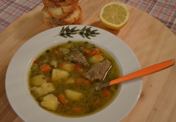 Κρεατόσουπα με λαχανικά
