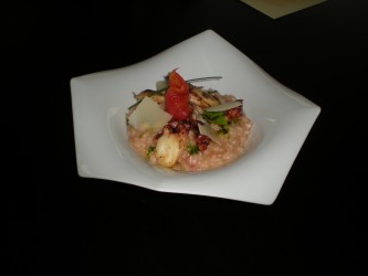 Ριζότο χταποδιού με Buddhas Hand και gremulata μα'ι'ντανού