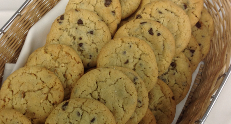 Soft cookies με κομμάτια σοκολάτας