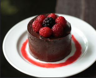 Μούς choco με Tayberry