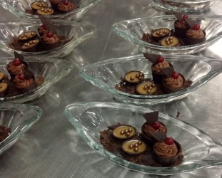 Ganache με σοκολάτα Dulcey