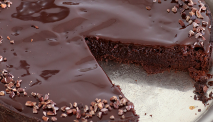 Brownie chocolate pie