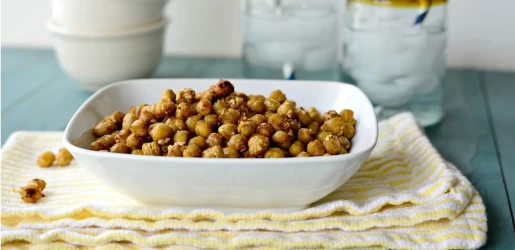 Τραγανά και ψητά ρεβίθια στο φούρνο